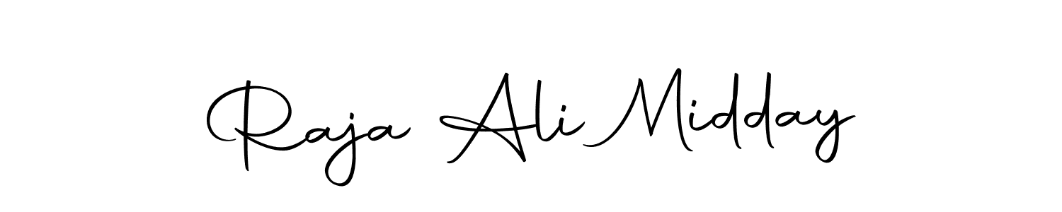 Create a beautiful signature design for name Raja Ali Midday. With this signature (Autography-DOLnW) fonts, you can make a handwritten signature for free. Raja Ali Midday signature style 10 images and pictures png