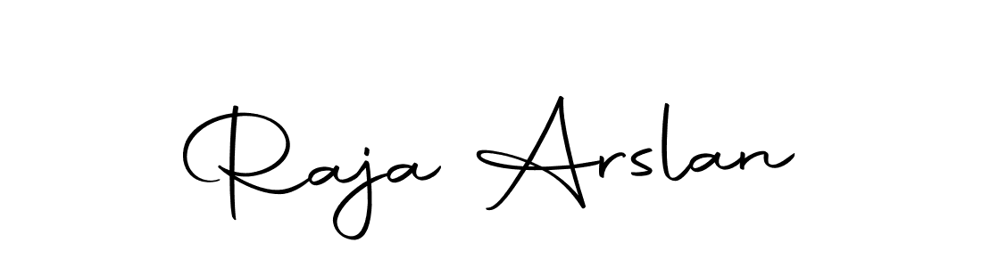 Create a beautiful signature design for name Raja Arslan. With this signature (Autography-DOLnW) fonts, you can make a handwritten signature for free. Raja Arslan signature style 10 images and pictures png