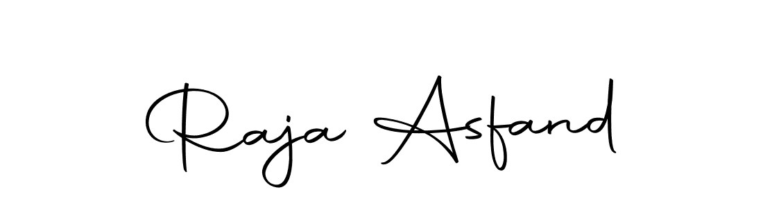 How to make Raja Asfand name signature. Use Autography-DOLnW style for creating short signs online. This is the latest handwritten sign. Raja Asfand signature style 10 images and pictures png