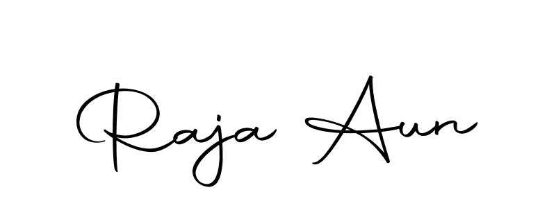 Raja Aun stylish signature style. Best Handwritten Sign (Autography-DOLnW) for my name. Handwritten Signature Collection Ideas for my name Raja Aun. Raja Aun signature style 10 images and pictures png