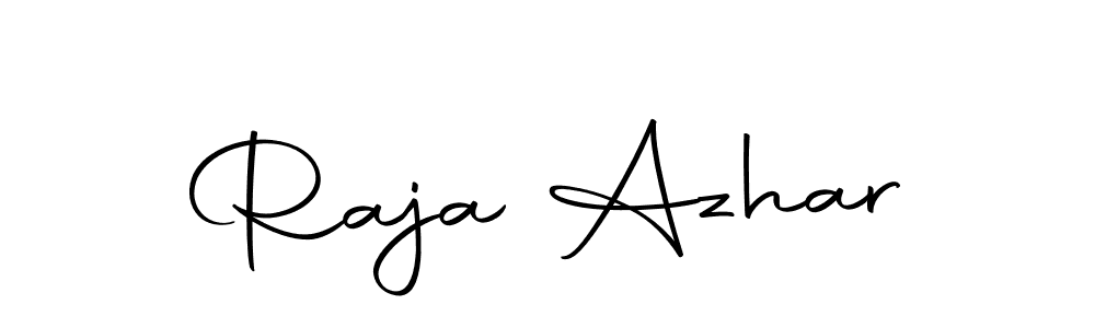 Raja Azhar stylish signature style. Best Handwritten Sign (Autography-DOLnW) for my name. Handwritten Signature Collection Ideas for my name Raja Azhar. Raja Azhar signature style 10 images and pictures png