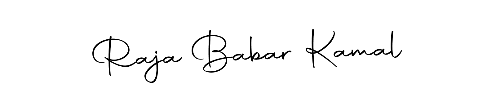 Create a beautiful signature design for name Raja Babar Kamal. With this signature (Autography-DOLnW) fonts, you can make a handwritten signature for free. Raja Babar Kamal signature style 10 images and pictures png