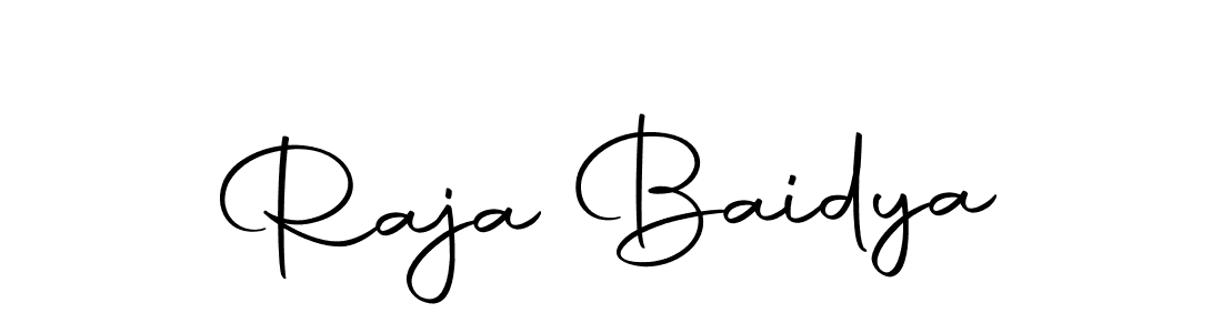 Make a beautiful signature design for name Raja Baidya. Use this online signature maker to create a handwritten signature for free. Raja Baidya signature style 10 images and pictures png