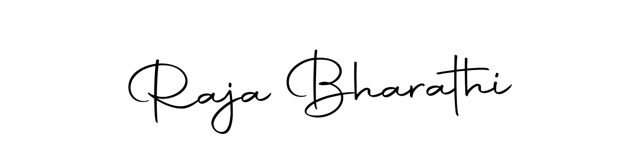 Design your own signature with our free online signature maker. With this signature software, you can create a handwritten (Autography-DOLnW) signature for name Raja Bharathi. Raja Bharathi signature style 10 images and pictures png