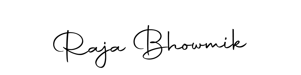 Design your own signature with our free online signature maker. With this signature software, you can create a handwritten (Autography-DOLnW) signature for name Raja Bhowmik. Raja Bhowmik signature style 10 images and pictures png