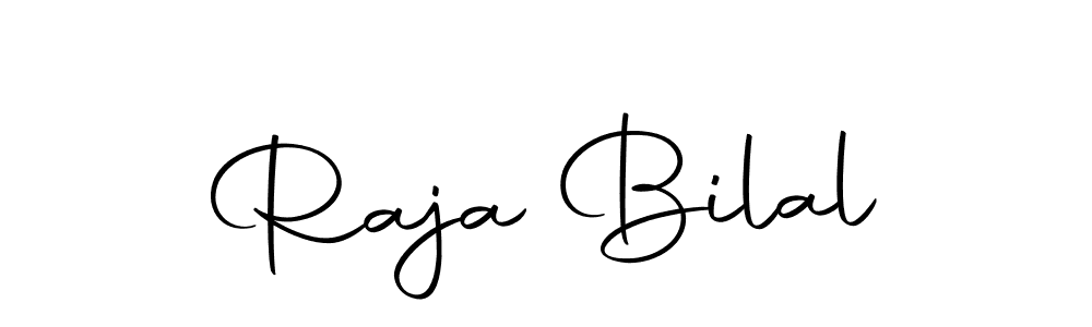 Use a signature maker to create a handwritten signature online. With this signature software, you can design (Autography-DOLnW) your own signature for name Raja Bilal. Raja Bilal signature style 10 images and pictures png