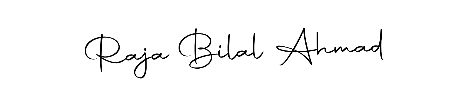 The best way (Autography-DOLnW) to make a short signature is to pick only two or three words in your name. The name Raja Bilal Ahmad include a total of six letters. For converting this name. Raja Bilal Ahmad signature style 10 images and pictures png
