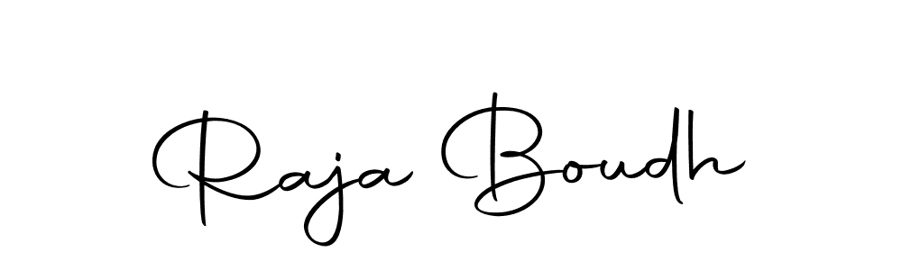 Create a beautiful signature design for name Raja Boudh. With this signature (Autography-DOLnW) fonts, you can make a handwritten signature for free. Raja Boudh signature style 10 images and pictures png