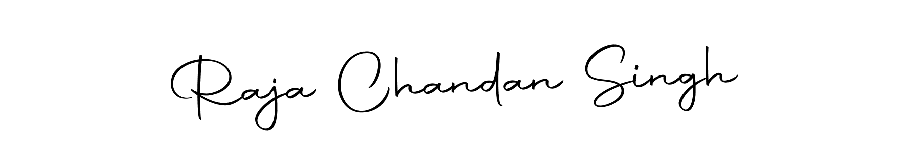 Create a beautiful signature design for name Raja Chandan Singh. With this signature (Autography-DOLnW) fonts, you can make a handwritten signature for free. Raja Chandan Singh signature style 10 images and pictures png