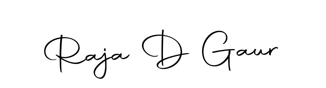 How to make Raja D Gaur signature? Autography-DOLnW is a professional autograph style. Create handwritten signature for Raja D Gaur name. Raja D Gaur signature style 10 images and pictures png