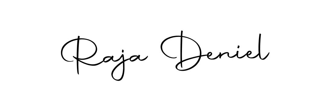 How to make Raja Deniel signature? Autography-DOLnW is a professional autograph style. Create handwritten signature for Raja Deniel name. Raja Deniel signature style 10 images and pictures png