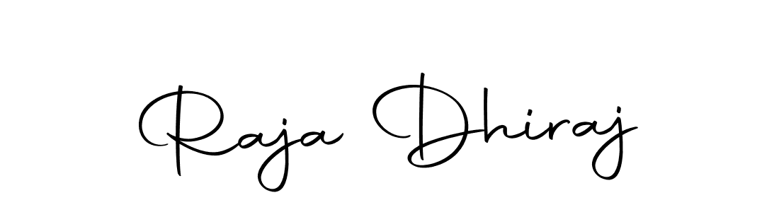 Make a beautiful signature design for name Raja Dhiraj. With this signature (Autography-DOLnW) style, you can create a handwritten signature for free. Raja Dhiraj signature style 10 images and pictures png