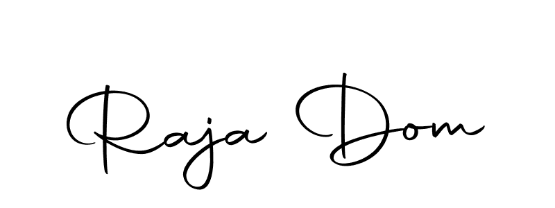 Use a signature maker to create a handwritten signature online. With this signature software, you can design (Autography-DOLnW) your own signature for name Raja Dom. Raja Dom signature style 10 images and pictures png