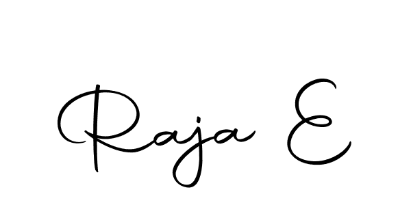 You should practise on your own different ways (Autography-DOLnW) to write your name (Raja E) in signature. don't let someone else do it for you. Raja E signature style 10 images and pictures png