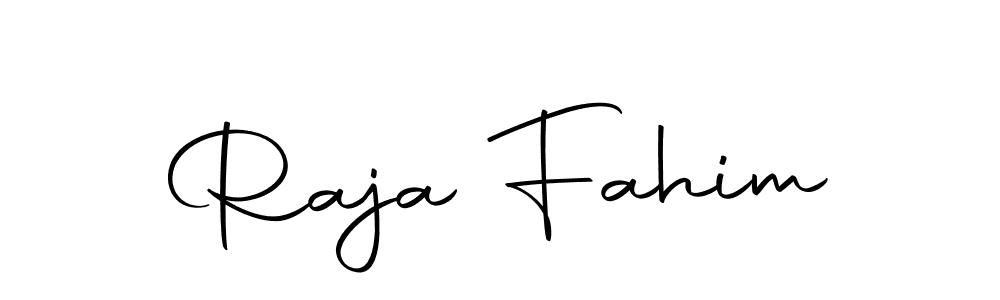 You can use this online signature creator to create a handwritten signature for the name Raja Fahim. This is the best online autograph maker. Raja Fahim signature style 10 images and pictures png