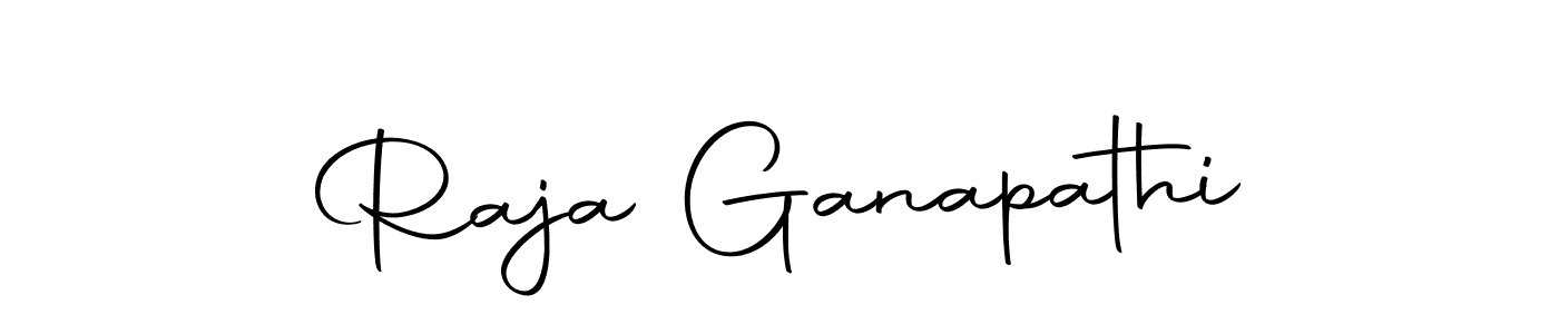 Use a signature maker to create a handwritten signature online. With this signature software, you can design (Autography-DOLnW) your own signature for name Raja Ganapathi. Raja Ganapathi signature style 10 images and pictures png