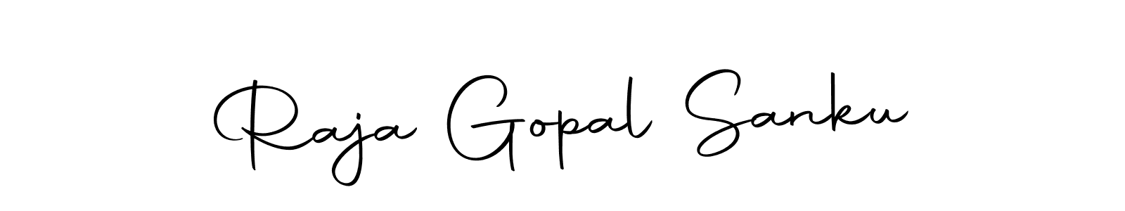 Make a beautiful signature design for name Raja Gopal Sanku. With this signature (Autography-DOLnW) style, you can create a handwritten signature for free. Raja Gopal Sanku signature style 10 images and pictures png