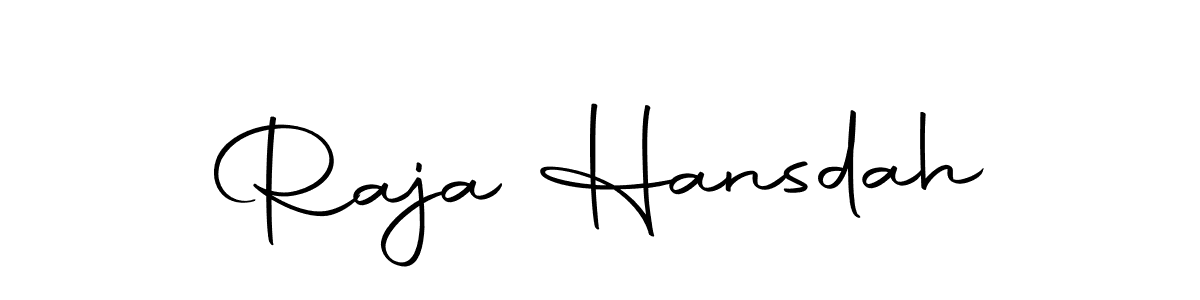 Here are the top 10 professional signature styles for the name Raja Hansdah. These are the best autograph styles you can use for your name. Raja Hansdah signature style 10 images and pictures png