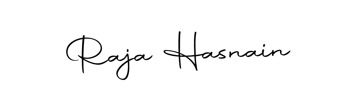 You should practise on your own different ways (Autography-DOLnW) to write your name (Raja Hasnain) in signature. don't let someone else do it for you. Raja Hasnain signature style 10 images and pictures png