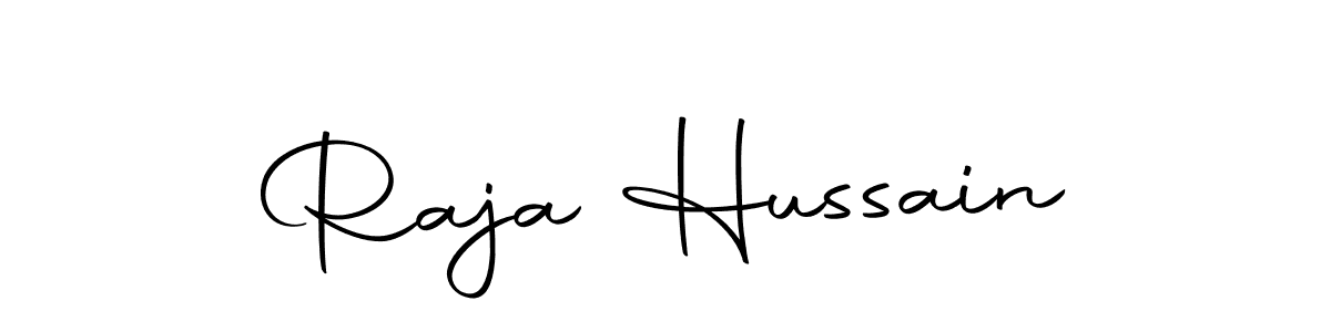 You can use this online signature creator to create a handwritten signature for the name Raja Hussain. This is the best online autograph maker. Raja Hussain signature style 10 images and pictures png