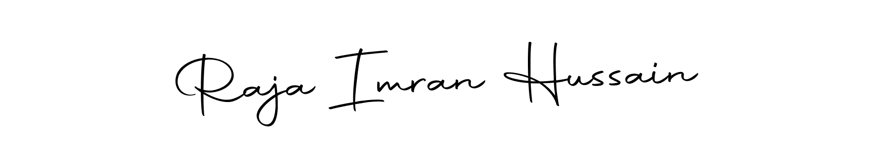 Create a beautiful signature design for name Raja Imran Hussain. With this signature (Autography-DOLnW) fonts, you can make a handwritten signature for free. Raja Imran Hussain signature style 10 images and pictures png