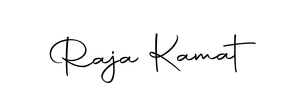 Also we have Raja Kamat name is the best signature style. Create professional handwritten signature collection using Autography-DOLnW autograph style. Raja Kamat signature style 10 images and pictures png