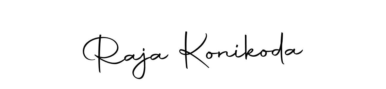 Make a beautiful signature design for name Raja Konikoda. Use this online signature maker to create a handwritten signature for free. Raja Konikoda signature style 10 images and pictures png