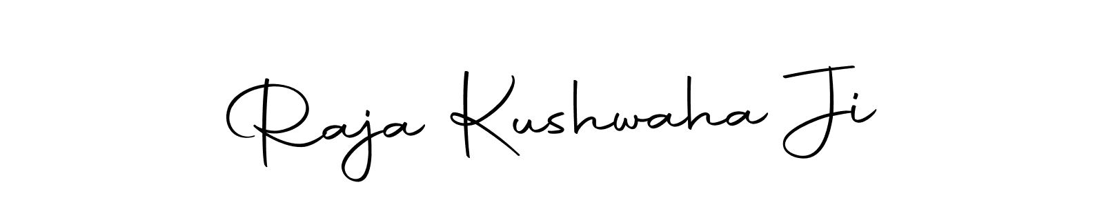 Make a beautiful signature design for name Raja Kushwaha Ji. Use this online signature maker to create a handwritten signature for free. Raja Kushwaha Ji signature style 10 images and pictures png