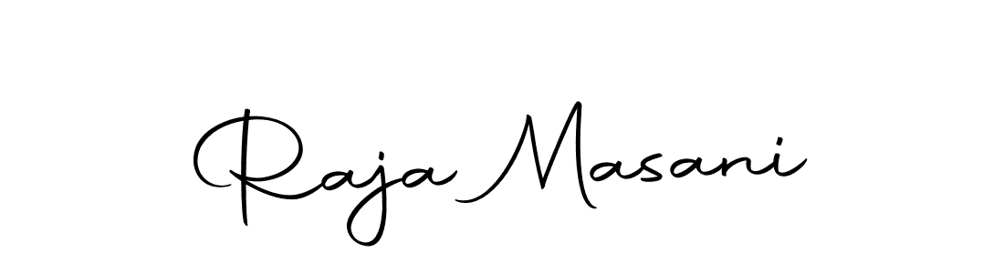 You should practise on your own different ways (Autography-DOLnW) to write your name (Raja Masani) in signature. don't let someone else do it for you. Raja Masani signature style 10 images and pictures png