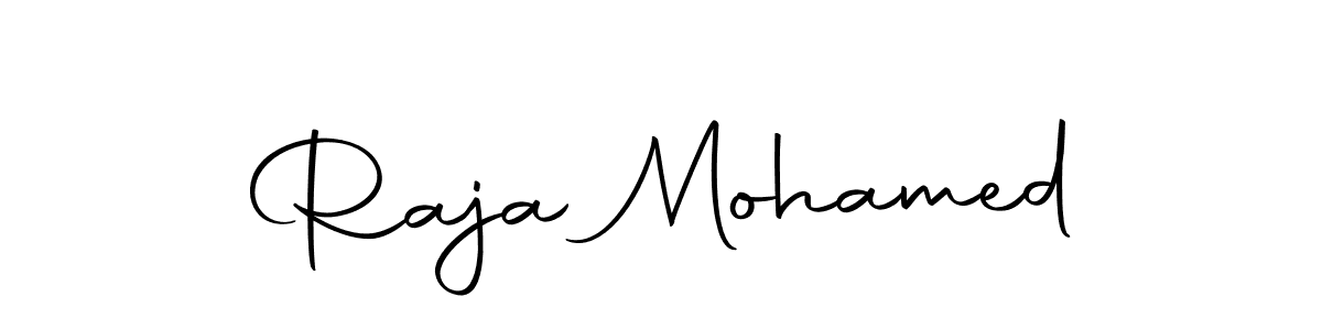 Also we have Raja Mohamed name is the best signature style. Create professional handwritten signature collection using Autography-DOLnW autograph style. Raja Mohamed signature style 10 images and pictures png
