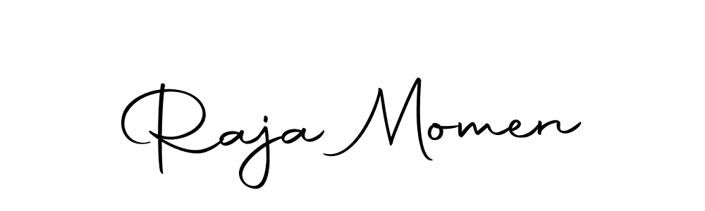 Raja Momen stylish signature style. Best Handwritten Sign (Autography-DOLnW) for my name. Handwritten Signature Collection Ideas for my name Raja Momen. Raja Momen signature style 10 images and pictures png