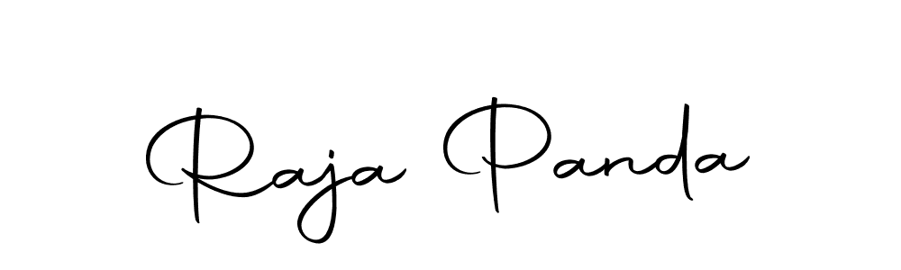 How to make Raja Panda name signature. Use Autography-DOLnW style for creating short signs online. This is the latest handwritten sign. Raja Panda signature style 10 images and pictures png