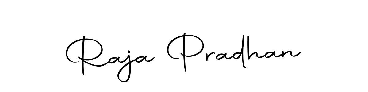 Raja Pradhan stylish signature style. Best Handwritten Sign (Autography-DOLnW) for my name. Handwritten Signature Collection Ideas for my name Raja Pradhan. Raja Pradhan signature style 10 images and pictures png