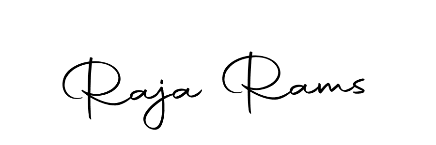 Design your own signature with our free online signature maker. With this signature software, you can create a handwritten (Autography-DOLnW) signature for name Raja Rams. Raja Rams signature style 10 images and pictures png