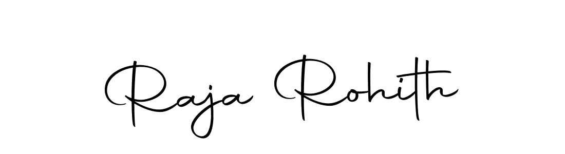 You can use this online signature creator to create a handwritten signature for the name Raja Rohith. This is the best online autograph maker. Raja Rohith signature style 10 images and pictures png