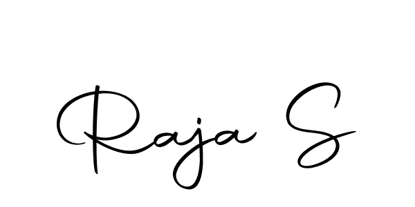 Design your own signature with our free online signature maker. With this signature software, you can create a handwritten (Autography-DOLnW) signature for name Raja S. Raja S signature style 10 images and pictures png