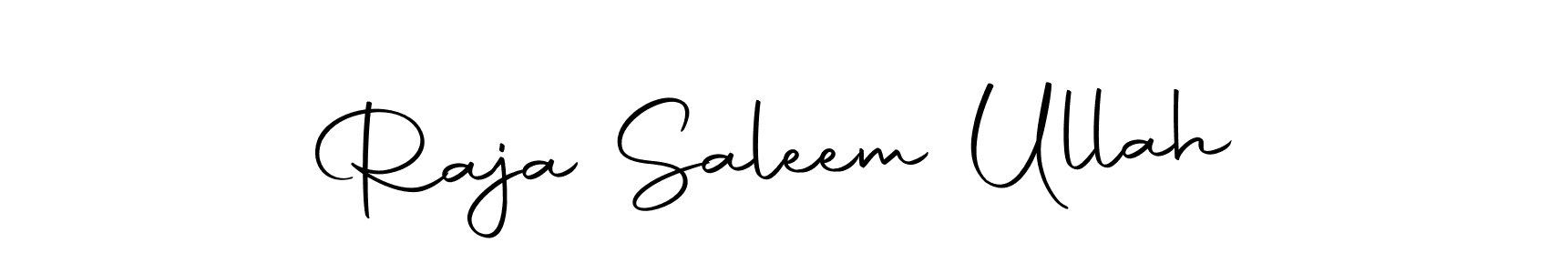 Make a beautiful signature design for name Raja Saleem Ullah. Use this online signature maker to create a handwritten signature for free. Raja Saleem Ullah signature style 10 images and pictures png