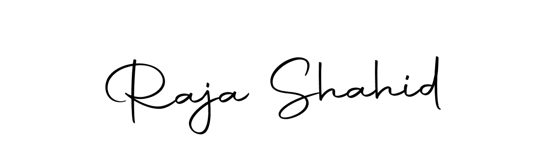 Design your own signature with our free online signature maker. With this signature software, you can create a handwritten (Autography-DOLnW) signature for name Raja Shahid. Raja Shahid signature style 10 images and pictures png