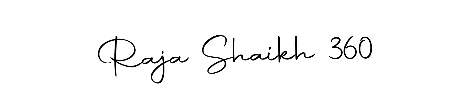 Raja Shaikh 360 stylish signature style. Best Handwritten Sign (Autography-DOLnW) for my name. Handwritten Signature Collection Ideas for my name Raja Shaikh 360. Raja Shaikh 360 signature style 10 images and pictures png