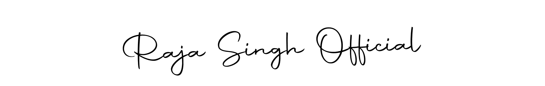 Use a signature maker to create a handwritten signature online. With this signature software, you can design (Autography-DOLnW) your own signature for name Raja Singh Official. Raja Singh Official signature style 10 images and pictures png