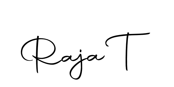 How to make Raja T name signature. Use Autography-DOLnW style for creating short signs online. This is the latest handwritten sign. Raja T signature style 10 images and pictures png