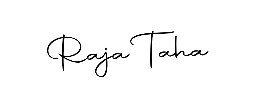 Autography-DOLnW is a professional signature style that is perfect for those who want to add a touch of class to their signature. It is also a great choice for those who want to make their signature more unique. Get Raja Taha name to fancy signature for free. Raja Taha signature style 10 images and pictures png