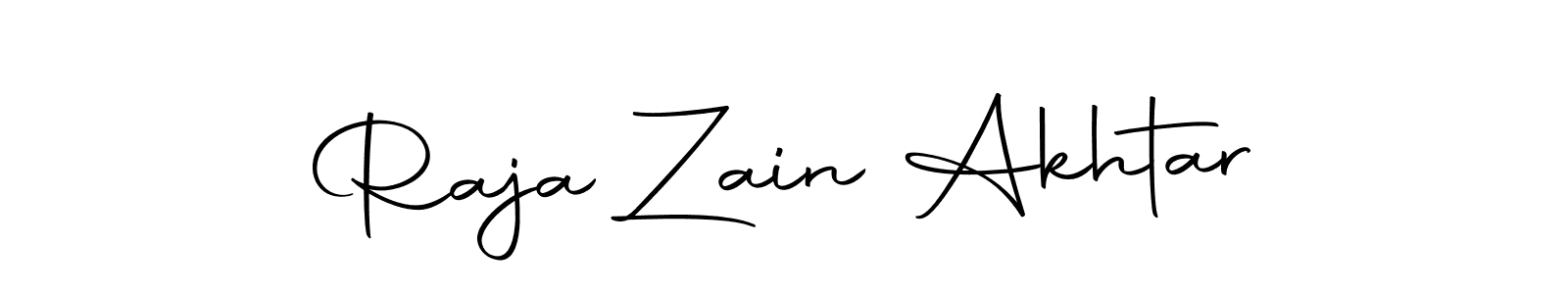 Create a beautiful signature design for name Raja Zain Akhtar. With this signature (Autography-DOLnW) fonts, you can make a handwritten signature for free. Raja Zain Akhtar signature style 10 images and pictures png