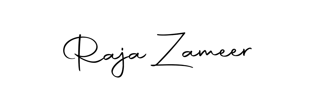 You should practise on your own different ways (Autography-DOLnW) to write your name (Raja Zameer) in signature. don't let someone else do it for you. Raja Zameer signature style 10 images and pictures png