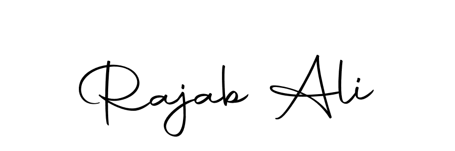 Design your own signature with our free online signature maker. With this signature software, you can create a handwritten (Autography-DOLnW) signature for name Rajab Ali. Rajab Ali signature style 10 images and pictures png