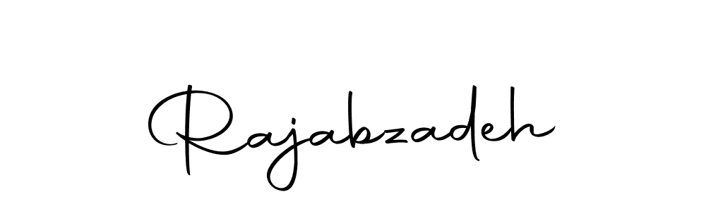 Similarly Autography-DOLnW is the best handwritten signature design. Signature creator online .You can use it as an online autograph creator for name Rajabzadeh. Rajabzadeh signature style 10 images and pictures png