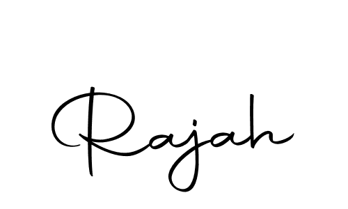 Design your own signature with our free online signature maker. With this signature software, you can create a handwritten (Autography-DOLnW) signature for name Rajah. Rajah signature style 10 images and pictures png