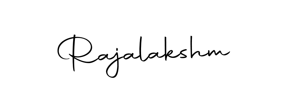 Create a beautiful signature design for name Rajalakshm. With this signature (Autography-DOLnW) fonts, you can make a handwritten signature for free. Rajalakshm signature style 10 images and pictures png