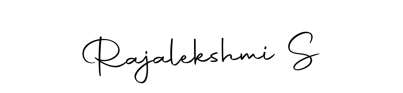 Use a signature maker to create a handwritten signature online. With this signature software, you can design (Autography-DOLnW) your own signature for name Rajalekshmi S. Rajalekshmi S signature style 10 images and pictures png