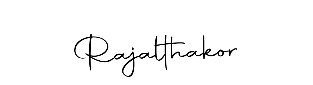 Design your own signature with our free online signature maker. With this signature software, you can create a handwritten (Autography-DOLnW) signature for name Rajalthakor. Rajalthakor signature style 10 images and pictures png